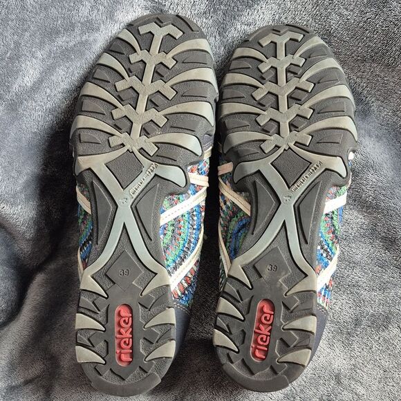 Rieker AntiStress Estelle Navy Colibri Muschel Silver Size 39 Sneaker - Picture 8 of 9